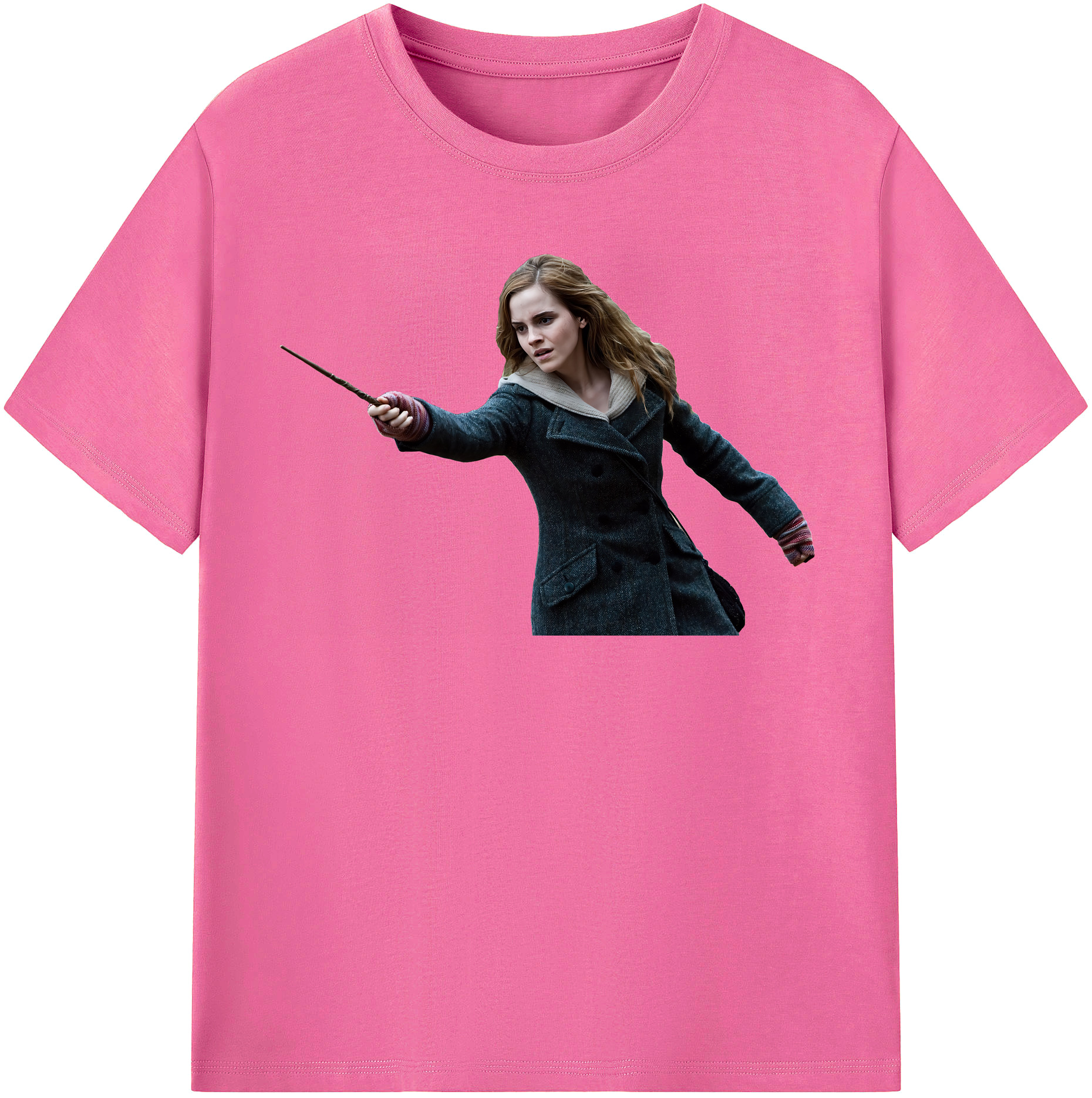 （画像用） Harry Potter ハリー・ポッターシリーズ レディースカジュアルプリントTシャツ（綿100％）